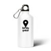 Gourde en aluminium 50cl - Ici zot'che gratuit