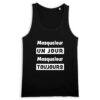 Débardeur Homme - 100% coton Bio 155 g/m² - Masquelour un jour Masquelour toujours