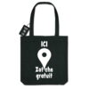 Tote bag en toile 100% recyclé 300g/m² - Ici zot'che gratuit