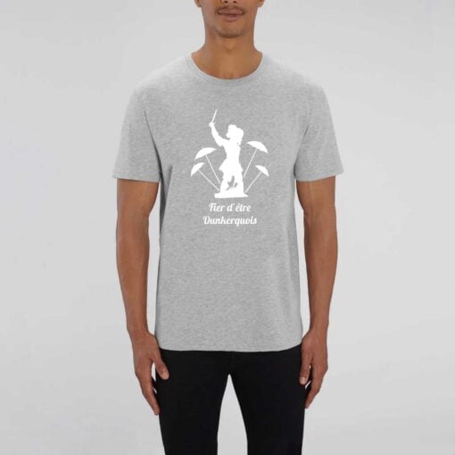 T-shirt Leger Unisexe - 100% coton Bio 150 g/mu00b2 - Fier d'être dunkerquois
