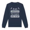 Sweat-shirt unisexe - Bio 280 g/mu00b2 - Je suis carnavaleux et toi cu2019est quoi ton super-pouvoir?