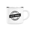 Mug en métal émaillé 30cl - Certifiée super maman carnavaleuse