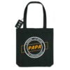 Tote bag en toile bio 100% recyclé 300g/m² - Papa l`homme le mythe le carnavaleux