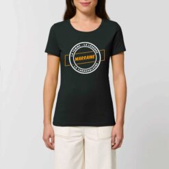 T-shirt Femme - 100% coton Bio 155g/m² - Marraine la femme la légende la carnavaleuse