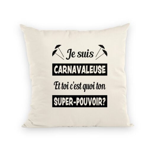 Coussin Je suis carnavaleuse - Dunkerqueboutique.com