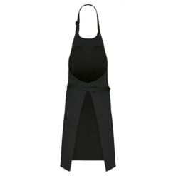 Tablier de cuisine Noir dos - Dunkerqueboutique.com