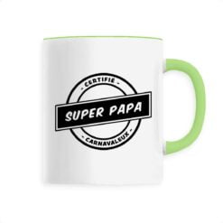Mug en céramique - super papa carnavaleux