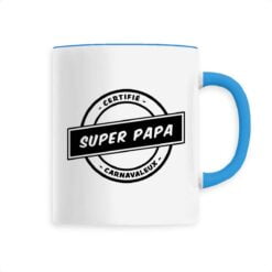 Mug en céramique - super papa carnavaleux