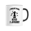 Mug en céramique - J'peux pas j'fais les 3 joyeuses