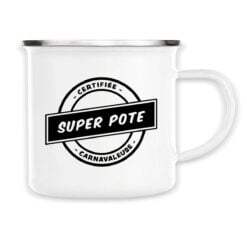 Mug en métal émaillé - super pote carnavaleuse