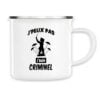 Mug en métal émaillé - J'peux pas j'suis criminel