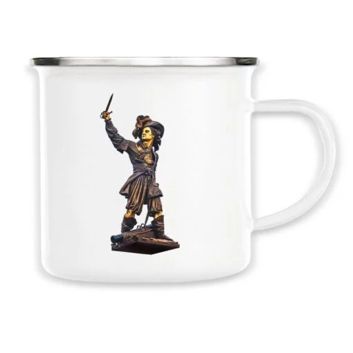 Mug en métal émaillé - Jean Bart