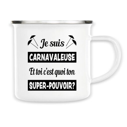 Mug metal - carnavaleuse super-pouvoir