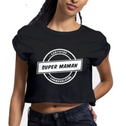 Crop top - Super maman carnavaleuse