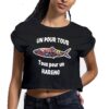 Crop top - Tous pour un hareng