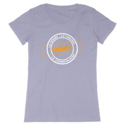 T-shirt Femme - 100% coton Bio 155g/m² - Mamie la femme la légende la carnavaleuse
