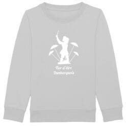 Sweat-shirt Enfant - Bio 280 g/m² - Fier d'être dunkerquois