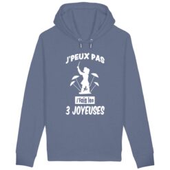 Sweat capuche P j'fais les 3 joyeuses