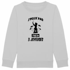Sweat-shirt E - J'fais les 3 joyeuses