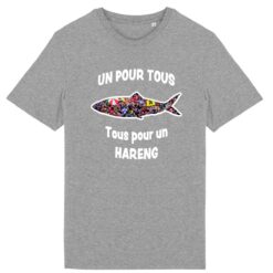 T-shirt Léger Unisexe - 100% coton Bio 150g/m² - Un pour tous Tous pour un hareng 12 - Dunkerqueboutique.com T-shirt Léger Unisexe - 100% coton Bio 150g/m² - Un pour tous Tous pour un hareng