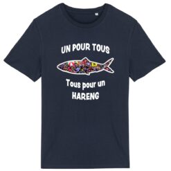 T-shirt Léger Unisexe - 100% coton Bio 150g/m² - Un pour tous Tous pour un hareng 10 - Dunkerqueboutique.com T-shirt Léger Unisexe - 100% coton Bio 150g/m² - Un pour tous Tous pour un hareng