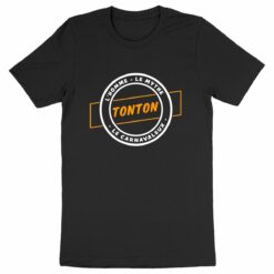 T-shirt Unisexe - 100% coton Bio 180 g/m² - Tonton l'homme le mythe le carnavaleux