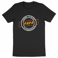 T-shirt Unisexe - 100% coton Bio 180 g/m² - Papa l'homme le mythe le carnavaleux 12 - Dunkerqueboutique.com T-shirt Unisexe - 100% coton Bio 180 g/m² - Papa l'homme le mythe le carnavaleux