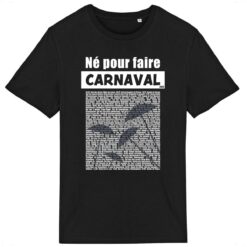 T-shirt Léger Unisexe – 100% coton Bio 150g/m² – Né pour faire Carnaval