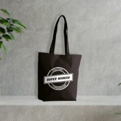 Tote bag en toile 100% recyclé 300g/m² - Certifiée super maman carnavaleuse